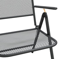 Thumbnail for Klappbare Gartenstühle 4 Stk. Streckgitter Anthrazit