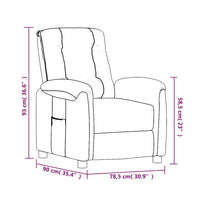 Thumbnail for Massagesessel Taupe Mikrofasergewebe