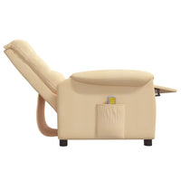 Thumbnail for Massagesessel Creme Mikrofasergewebe
