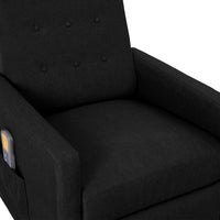 Thumbnail for Massagesessel Schwarz Stoff
