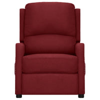 Thumbnail for Massagesessel Weinrot Stoff