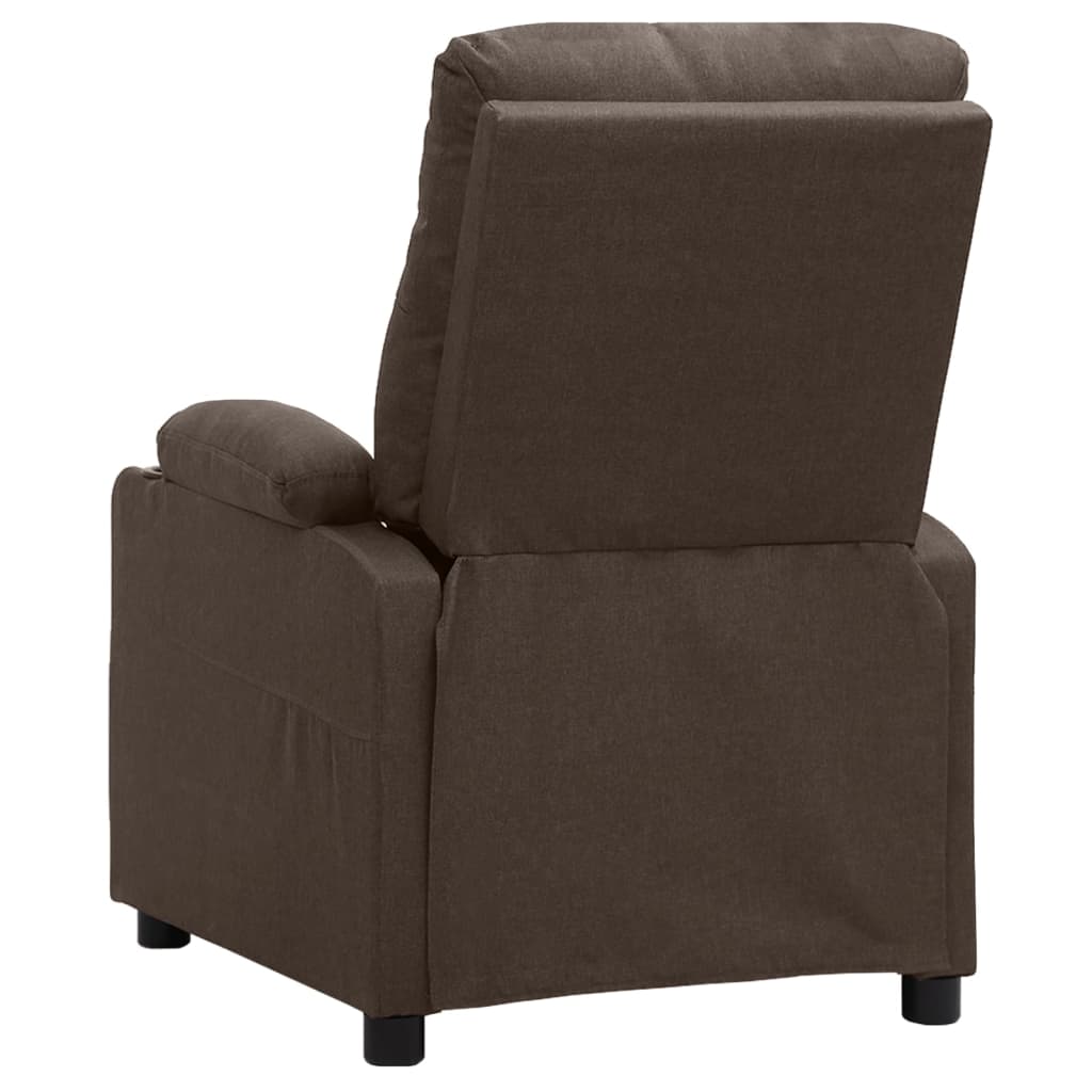 Massagesessel Braun Stoff