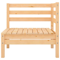 Thumbnail for 3082397 vidaXL 5 Piece Garden Lounge Set Solid Pinewood (806577+806582x2)