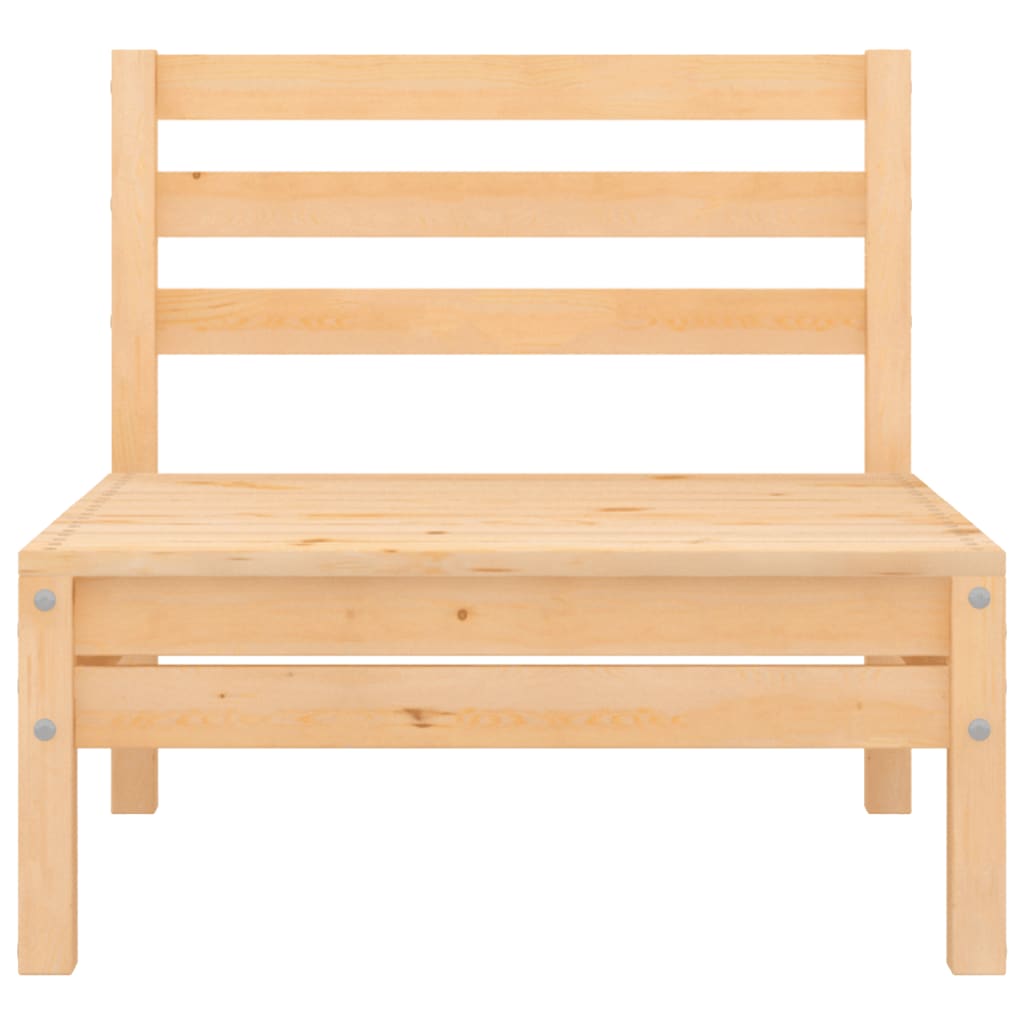 7-tlg. Garten-Lounge-Set Kiefer Massivholz