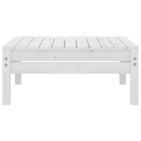 Thumbnail for 7-tlg. Garten-Lounge-Set Weiß Massivholz Kiefer