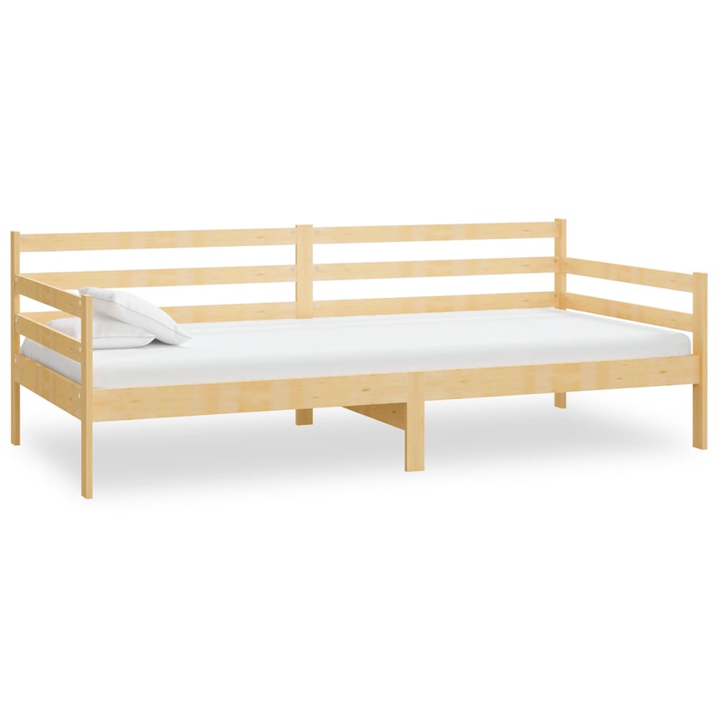 Tagesbett mit Matratze 90x200 cm Massivholz Kiefer