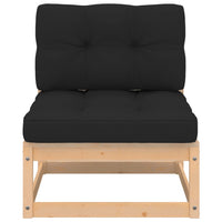 Thumbnail for 4-tlg. Garten-Lounge-Set mit Kissen Massivholz Kiefer