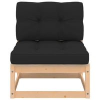 Thumbnail for 5-tlg. Garten-Lounge-Set mit Kissen Massivholz Kiefer