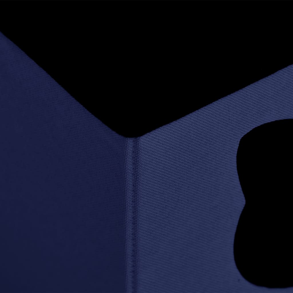 Hocker mit Stauraum Katzenmuster Blau Stoff