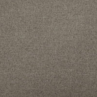 Thumbnail for Faltbare Sitzbank mit Stauraum Taupe 76x38x38 cm Leinenoptik