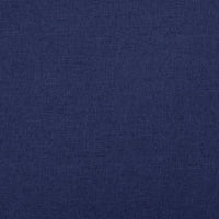 Thumbnail for Faltbare Sitzbank mit Stauraum Blau 76x38x38 cm Leinenoptik