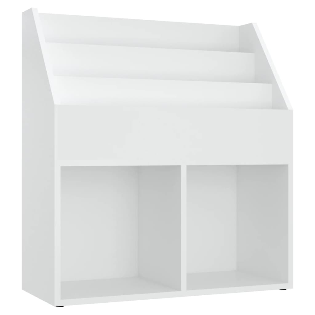 Kinder-Bücherregal Weiß 71x30x78,5 cm Holzwerkstoff