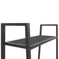 Thumbnail for Bücherregal in Leiterform 4 Fächer Metall Anthrazit