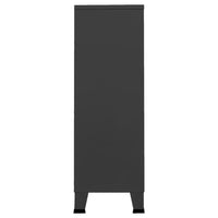 Thumbnail for Kleiderschrank Industrie-Stil Anthrazit 67x35x107 cm Stahl
