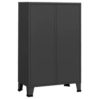 Thumbnail for Kleiderschrank Industrie-Stil Anthrazit 67x35x107 cm Stahl