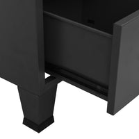 Thumbnail for Kleiderschrank Industrie-Stil Anthrazit 67x35x107 cm Stahl