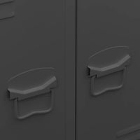 Thumbnail for Kleiderschrank Industrie-Stil Anthrazit 67x35x107 cm Stahl