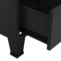 Thumbnail for Industrial Kleiderschrank Schwarz 90x50x180 cm Metall