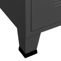 Thumbnail for Industrial Kleiderschrank Anthrazit 90x50x180 cm Metall