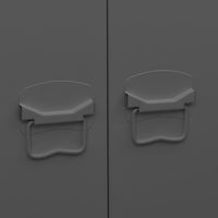 Thumbnail for Industrial Kleiderschrank Anthrazit 90x50x180 cm Metall