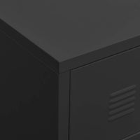 Thumbnail for TV-Schrank Industrie-Stil Schwarz 105x35x42 cm Metall