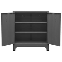 Thumbnail for Industrial Aktenschrank Anthrazit 90x40x100 cm Stahl