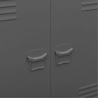Thumbnail for Industrial Aktenschrank Anthrazit 90x40x100 cm Stahl