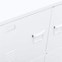 Thumbnail for Industrial Aktenschrank Weiß 75x40x80 cm Stahl