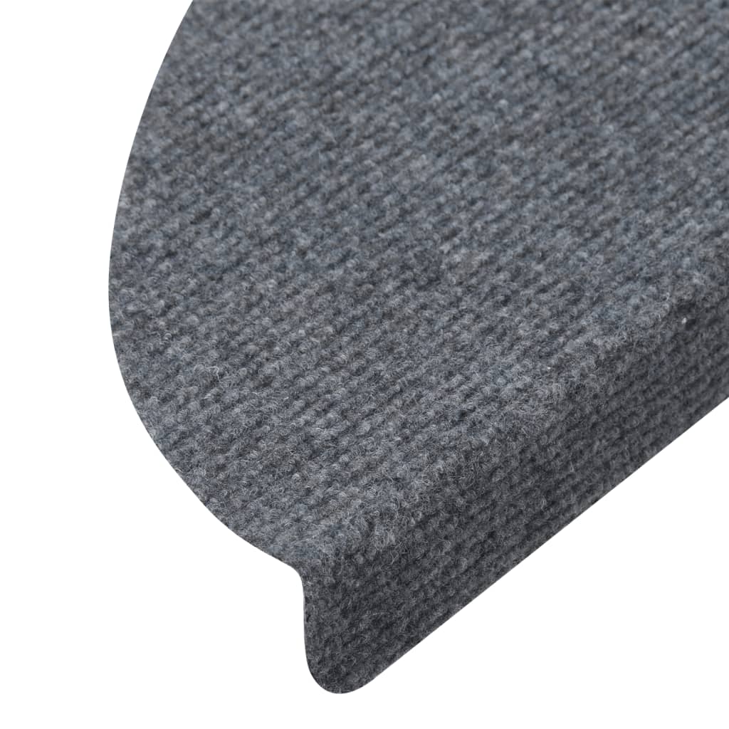 Stufenmatten Selbstklebend 15 Stk. 56x20 cm Grau