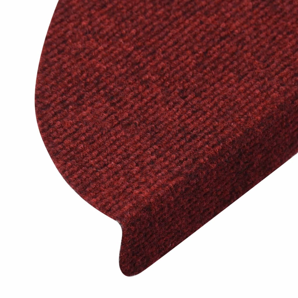 Stufenmatten Selbstklebend 15 Stk. 56x20 cm Rot