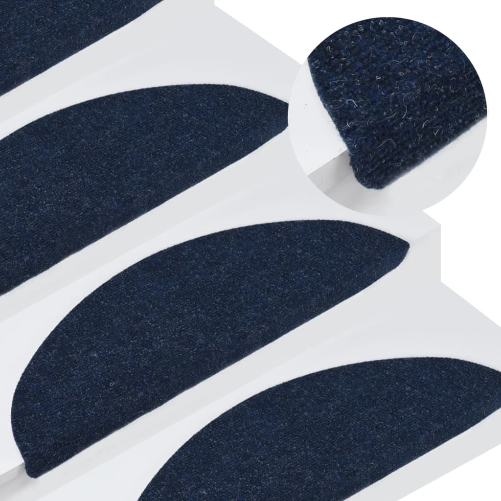 Stufenmatten Selbstklebend 15 Stk. 56x17x3 cm Blau