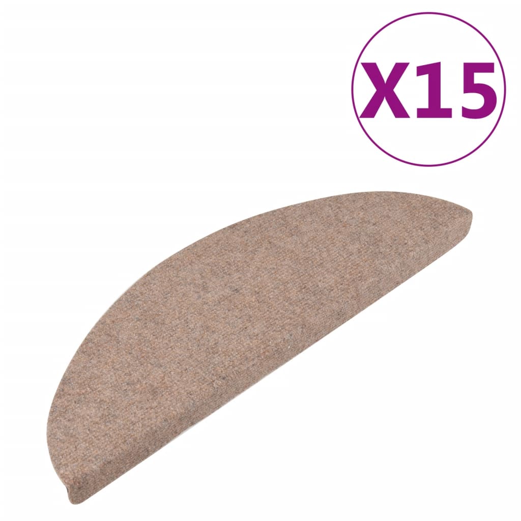 Stufenmatten Selbstklebend 15 Stk. 65x26 cm Beige