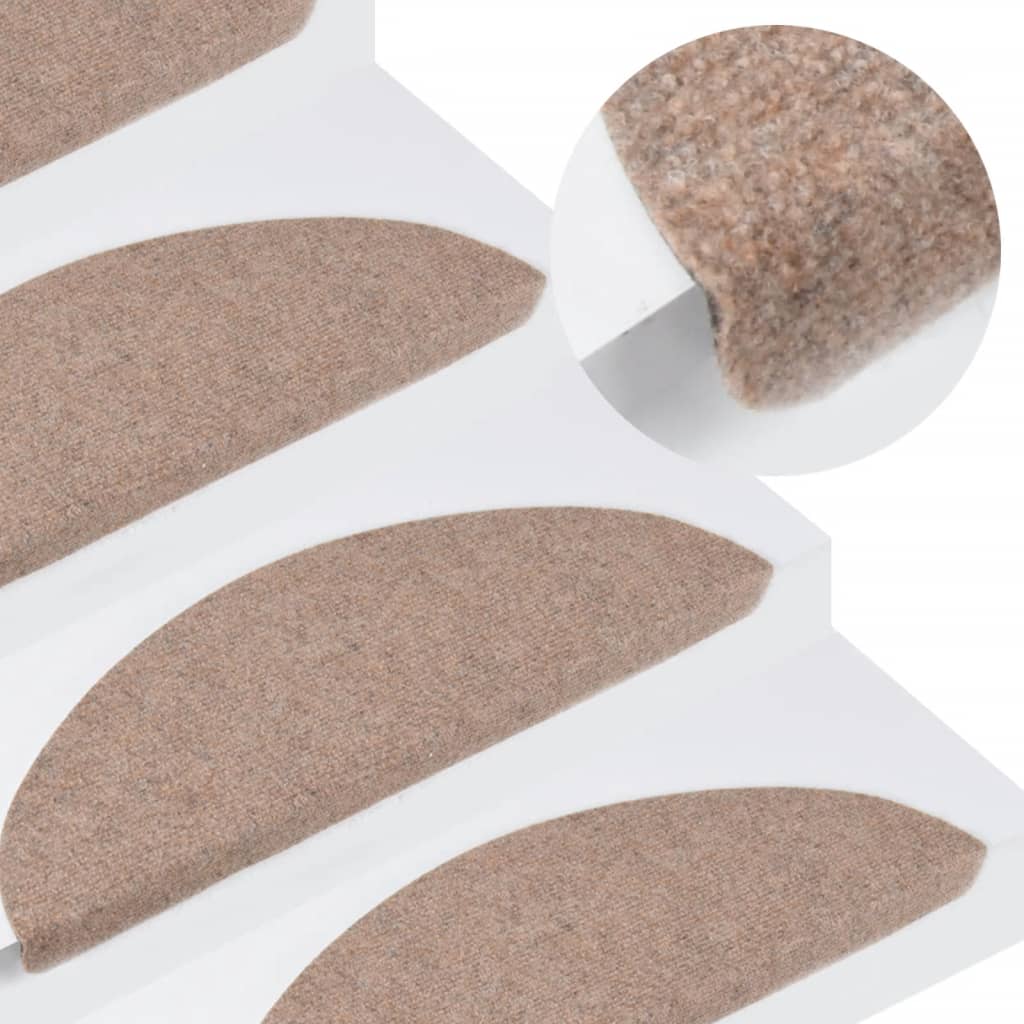 Stufenmatten Selbstklebend 15 Stk. 65x26 cm Beige