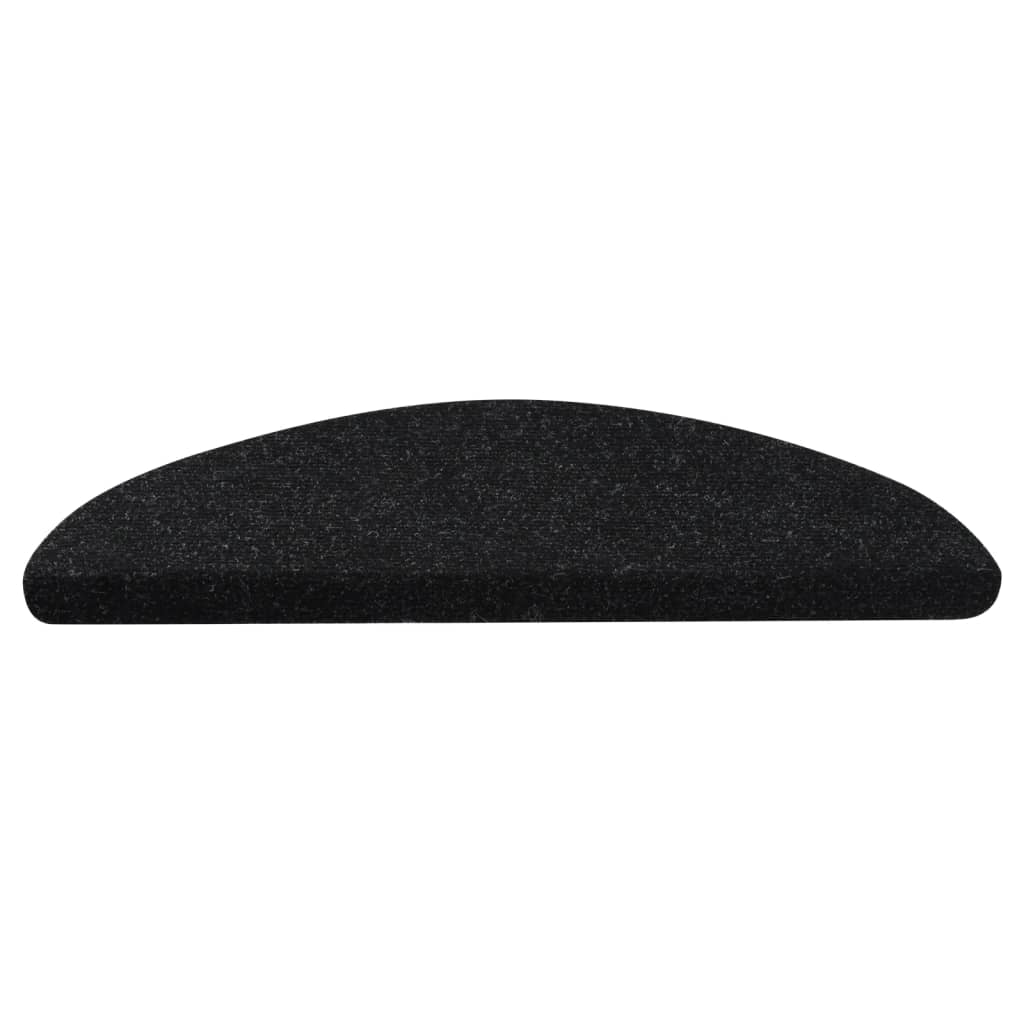 Stufenmatten Selbstklebend 15 Stk. 65x26 cm Schwarz