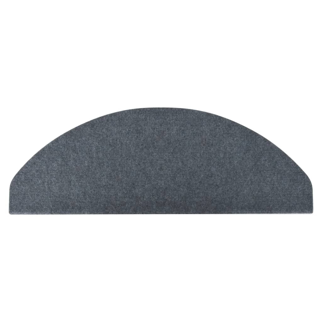Stufenmatten Selbstklebend 15 Stk. 65x26 cm Grau