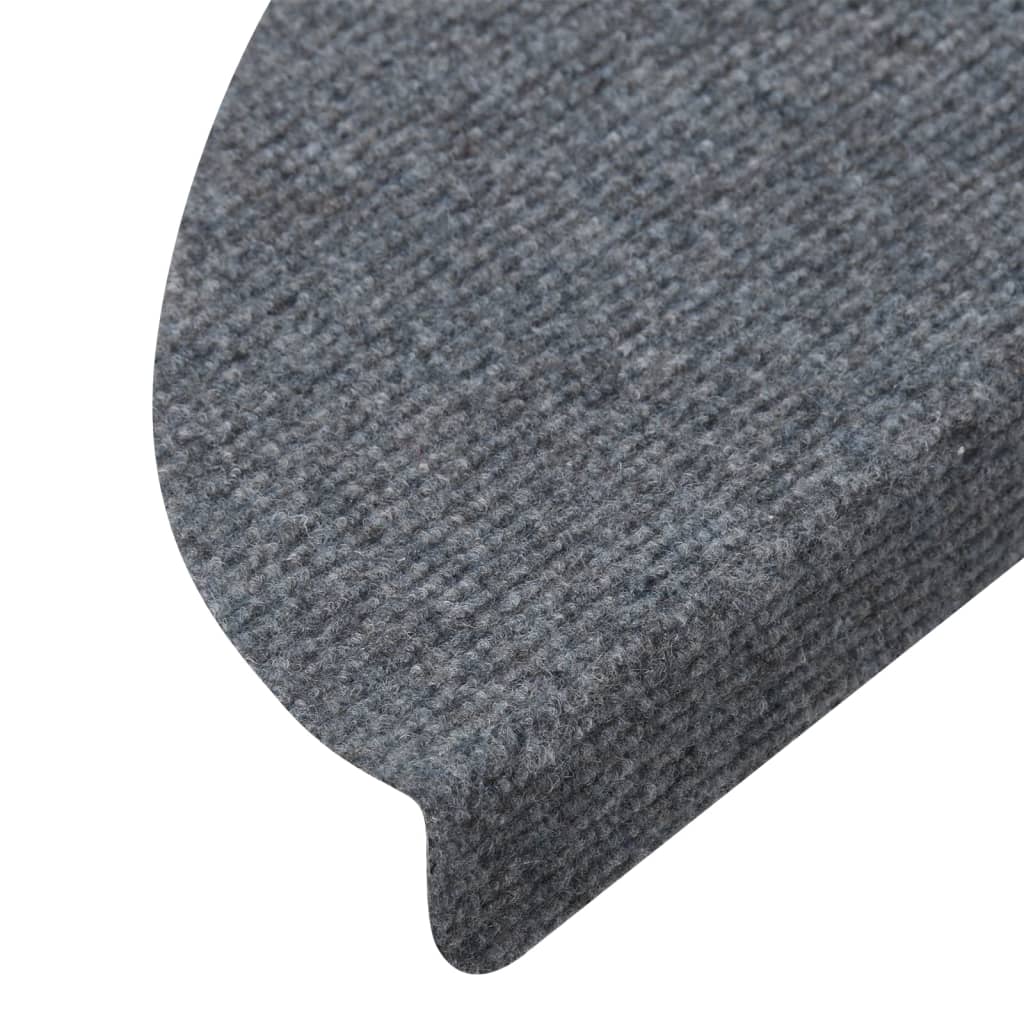 Stufenmatten Selbstklebend 15 Stk. 65x26 cm Grau