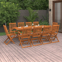Thumbnail for 11-tlg. Garten-Essgruppe Massivholz Akazie