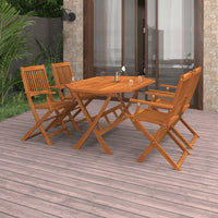 Thumbnail for 5-tlg. Garten-Essgruppe Massivholz Akazie