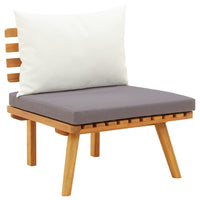 Thumbnail for 5-tlg. Garten-Lounge-Set mit Kissen Massivholz Akazie