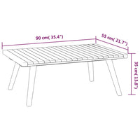 Thumbnail for 4-tlg. Garten-Lounge-Set mit Kissen Massivholz Akazie
