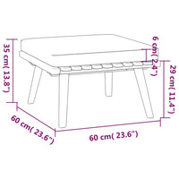 Thumbnail for 4-tlg. Garten-Lounge-Set mit Kissen Massivholz Akazie
