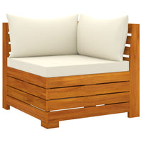 Thumbnail for 6-tlg. Garten-Lounge-Set mit Kissen Massivholz Akazie