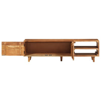 Thumbnail for TV-Schrank Massivholz Akazie mit Sheesham-Finish 140x30x40 cm