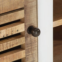 Thumbnail for TV-Schrank 110x30x40 cm Massivholz Mango