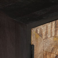 Thumbnail for TV-Schrank 140x30x46 cm Rohes Mangoholz und Massivholz Akazie