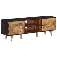 Thumbnail for TV-Schrank 140x30x46 cm Rohes Mangoholz und Massivholz Akazie