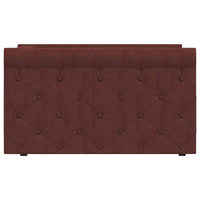 Thumbnail for Tagesbett mit Matratze USB Lila Stoff 90x200 cm