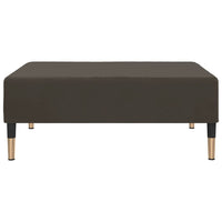 Thumbnail for Schlafsofa 2-Sitzer mit Hocker Dunkelgrau Samt