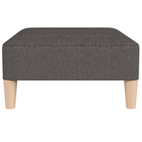 Thumbnail for Schlafsofa 2-Sitzer mit Fußhocker Dunkelgrau Stoff