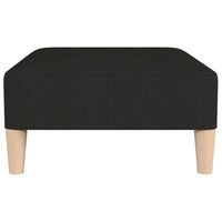 Thumbnail for Schlafsofa 2-Sitzer mit Fußhocker Schwarz Stoff